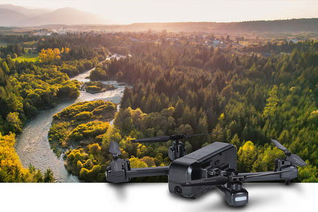 Drei faltbare Drohnen mit WiFi-Funktion