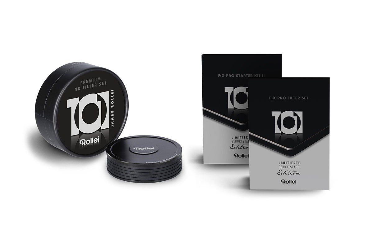 Exklusive Filter-Sets und Gravuren zum Geburtstag der Marke Rollei