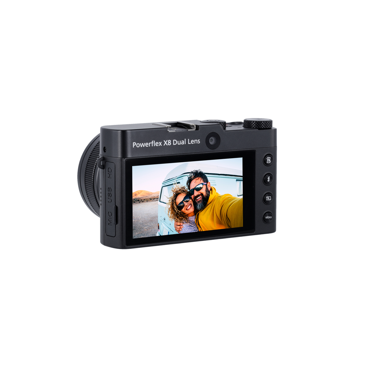 Powerflex X8 Dual Lens | 64 MP digital camera with 5K
