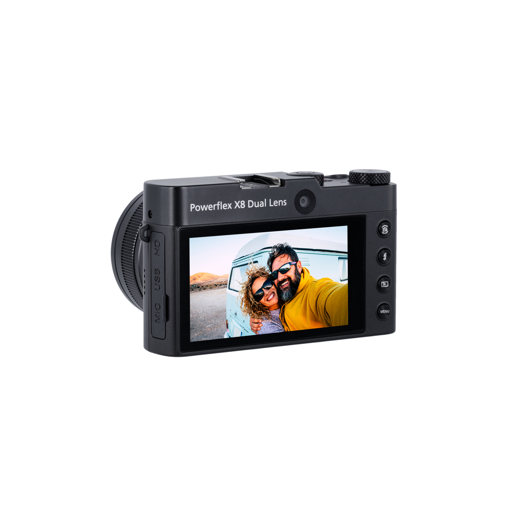 Powerflex X8 Dual Lens | 64 MP Digitalkamera mit 5K
