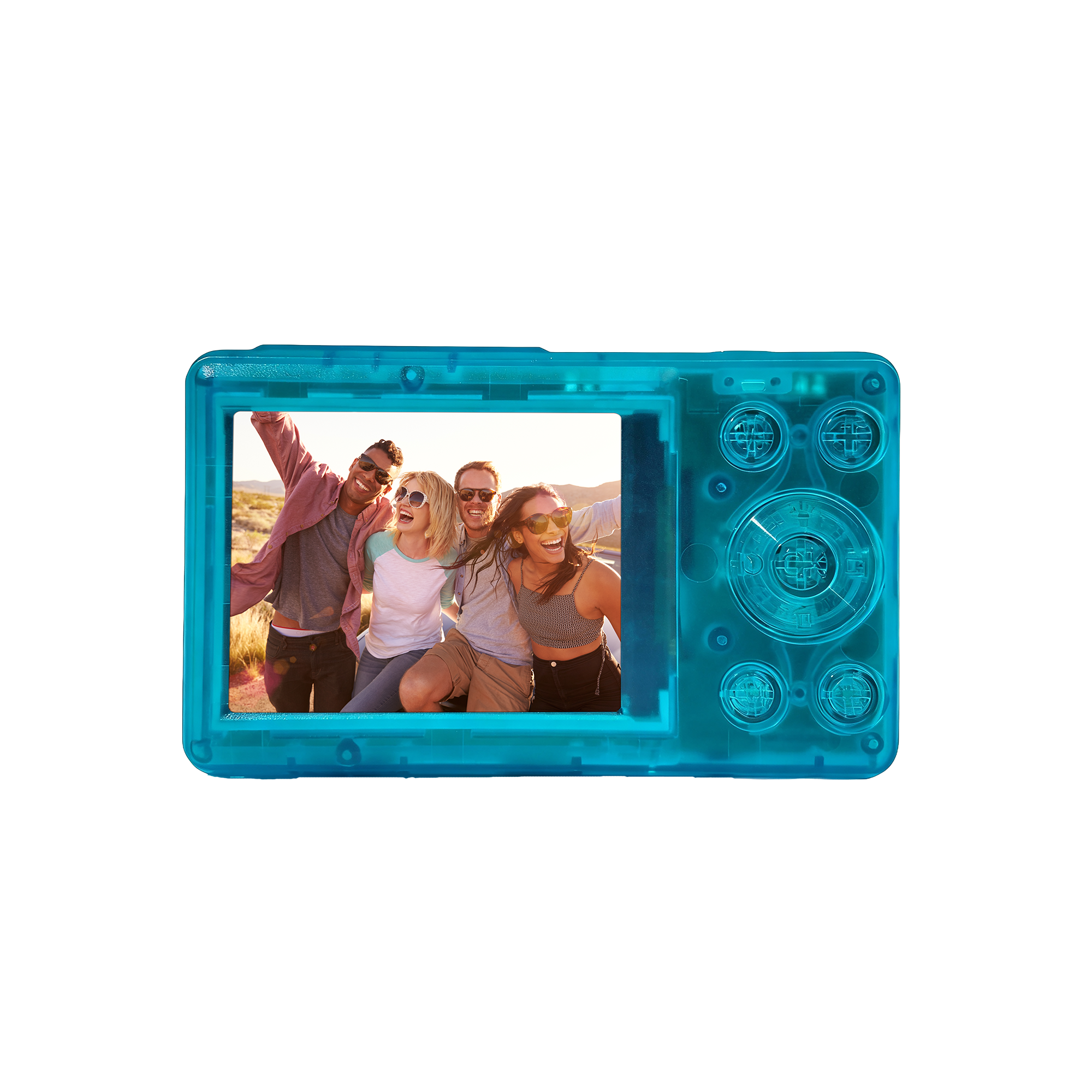Compactline Pocket | Transparent Clear | 48 MP Digitalkamera mit 4K