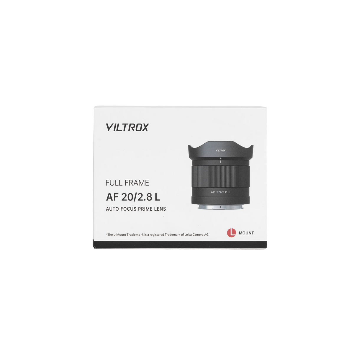 Viltrox Lens | AF 20mm | f/2.8 | L-Mount