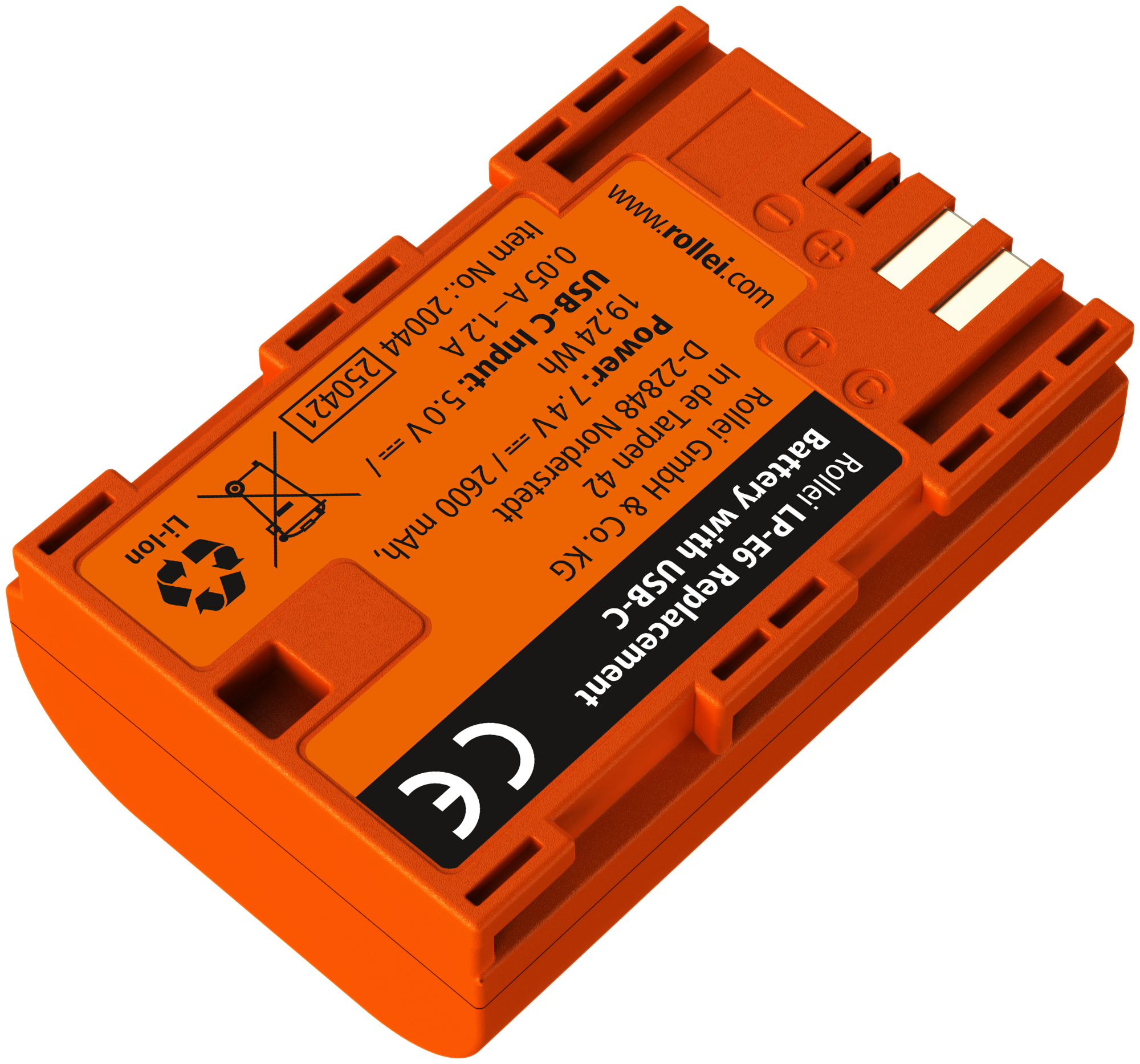 Kamera-Akku mit USB-C