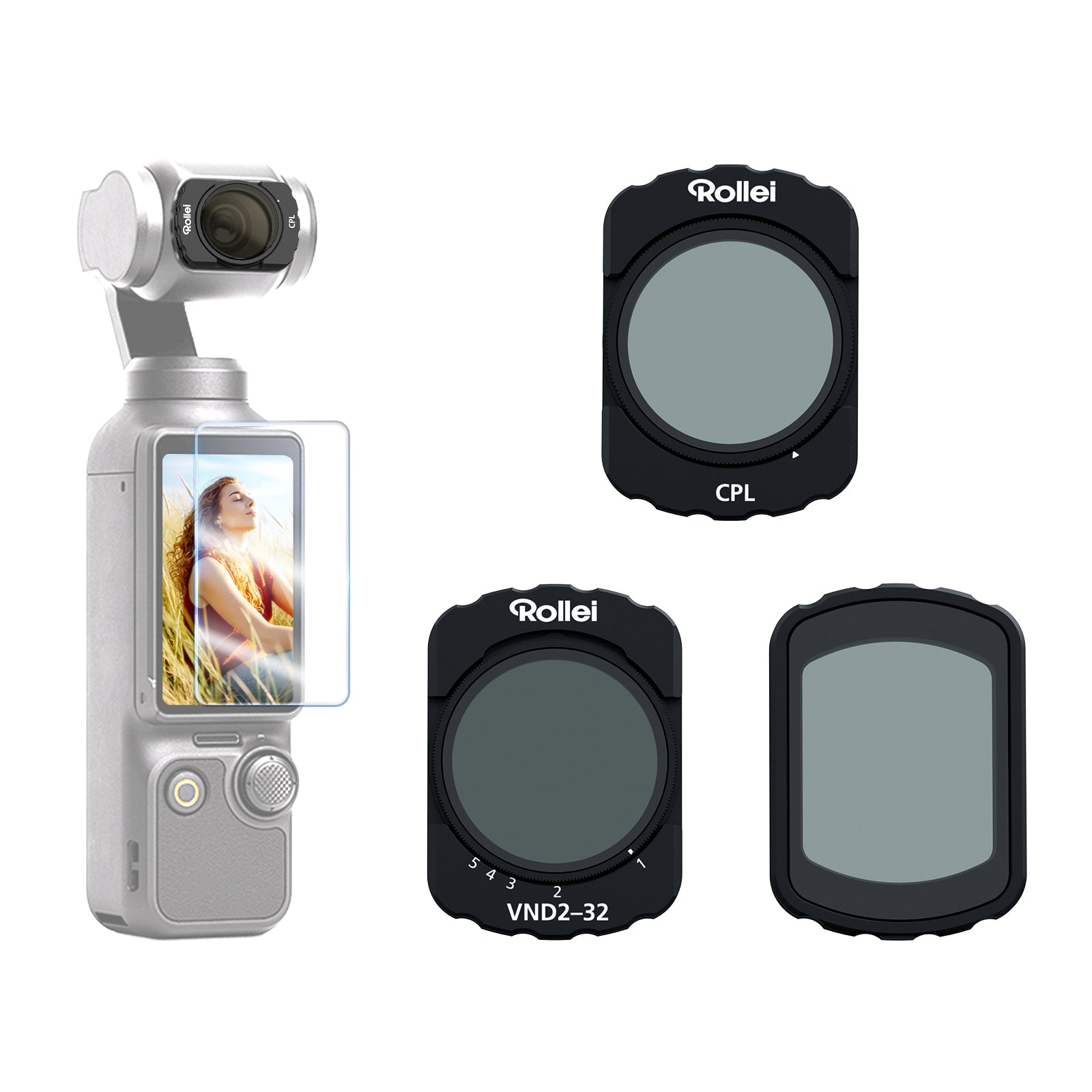DJI Osmo Pocket 3 & 4 Cinema Filter Set 3-in-1
