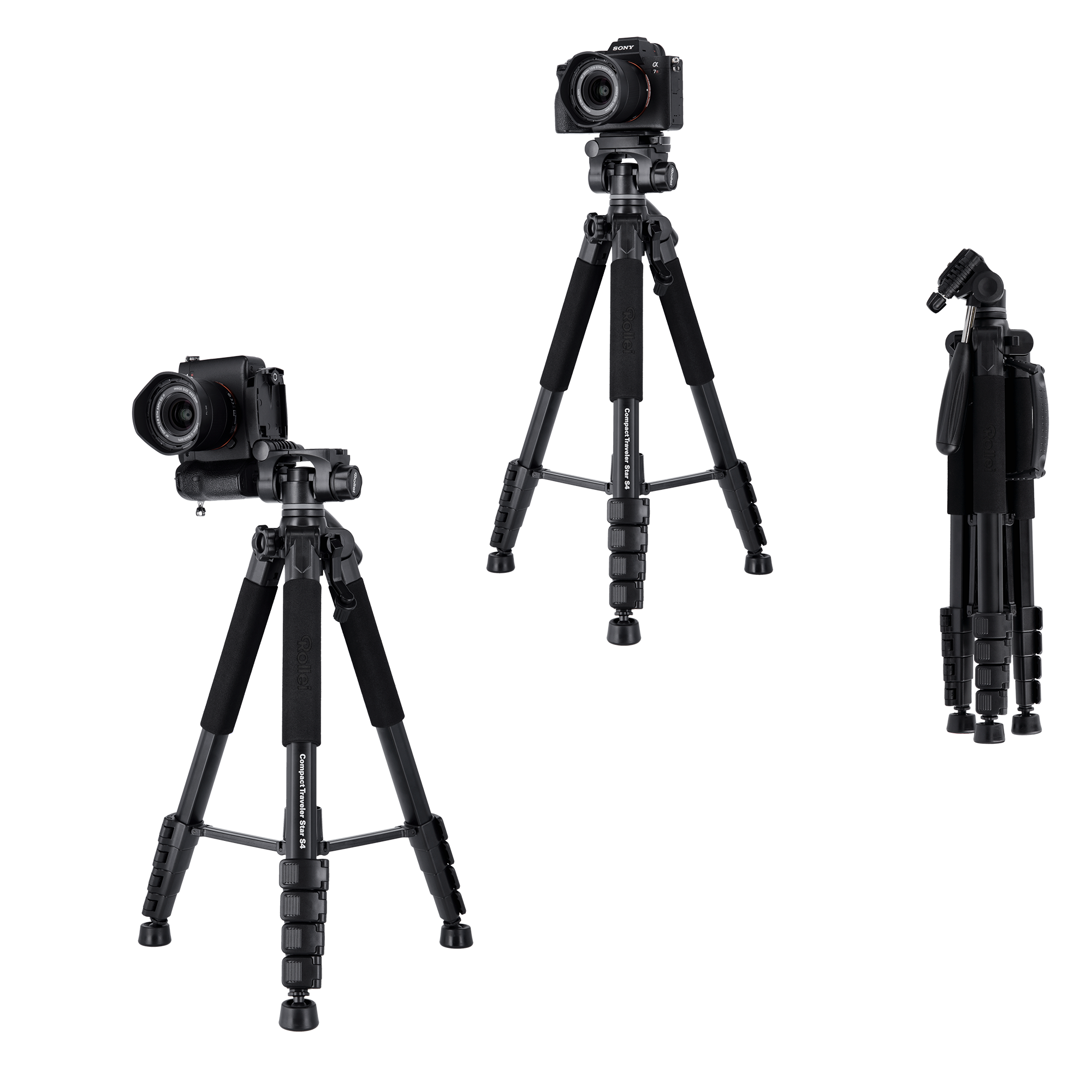 Stativ I Aluminium I Compact Traveler Star S4
