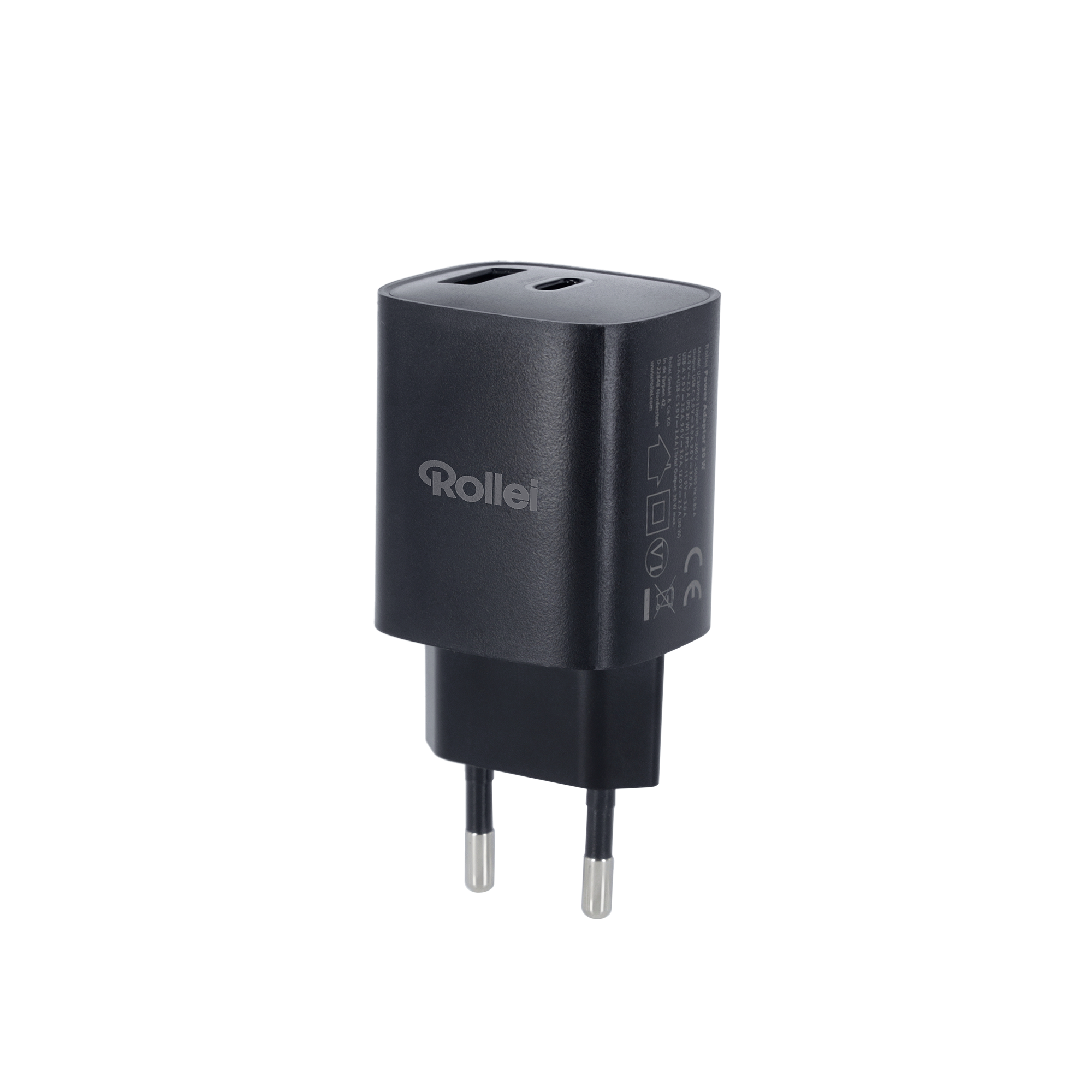 Schnellladegerät 30 W | GaN | USB-C- & USB-A-Anschluss