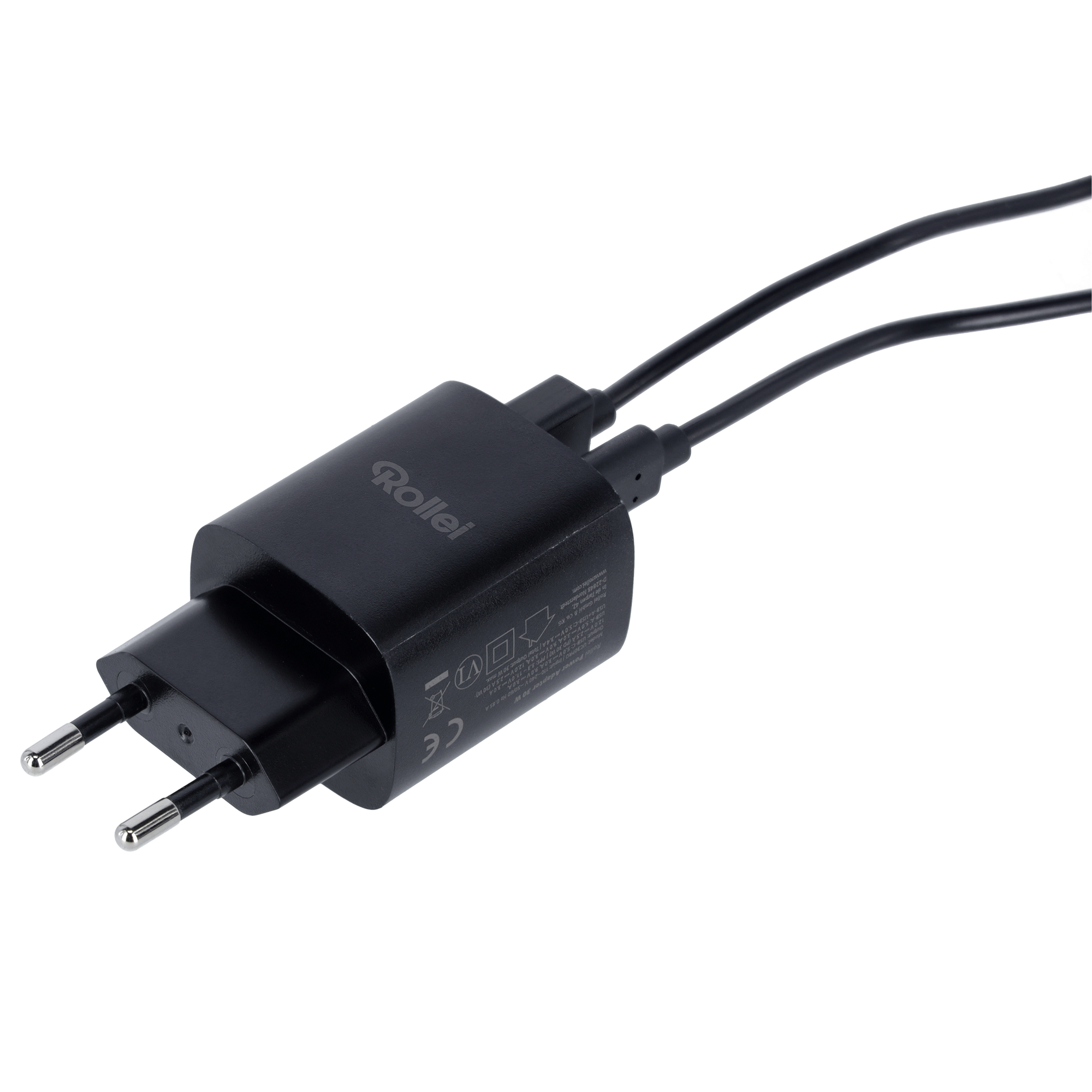 Schnellladegerät 30 W | GaN | USB-C- & USB-A-Anschluss