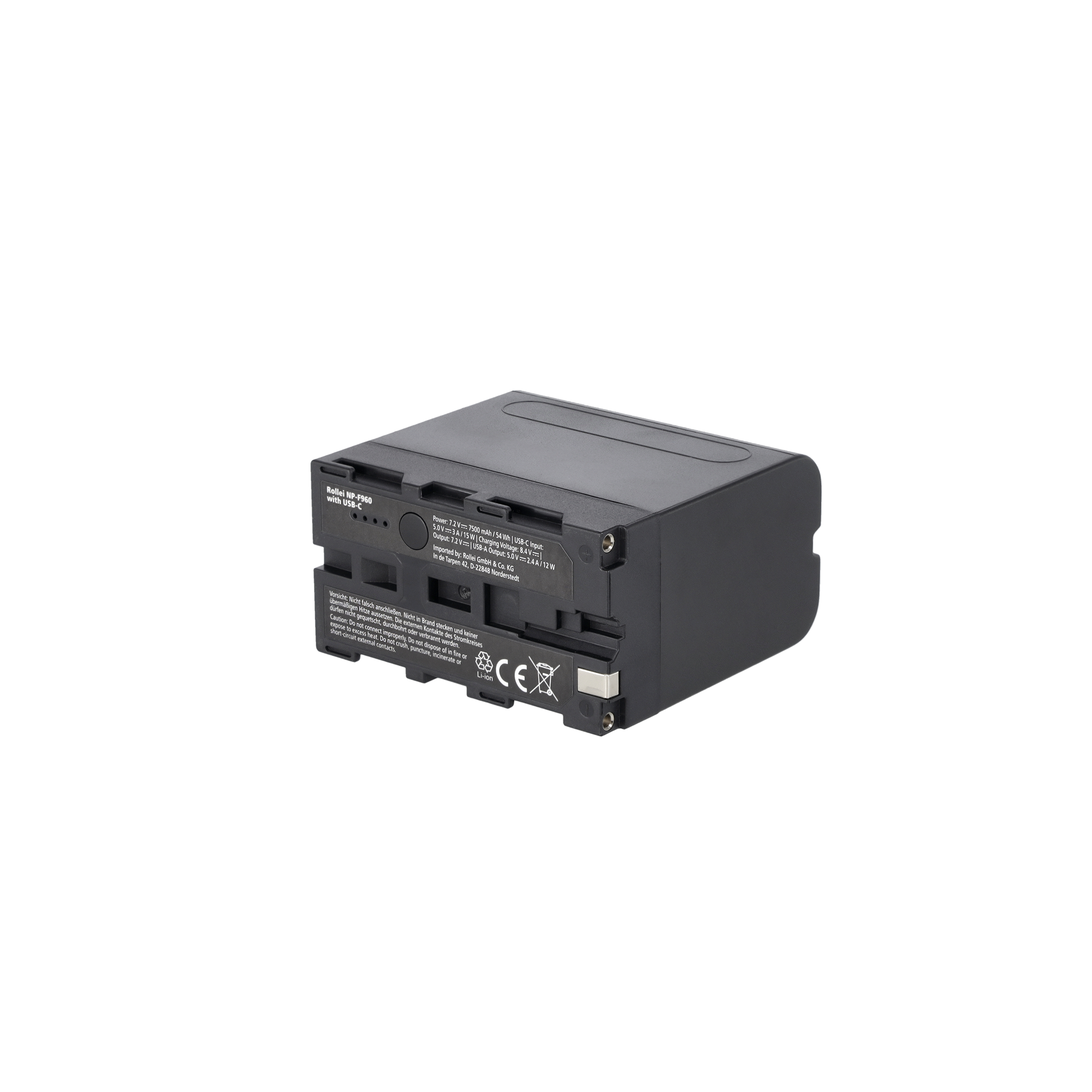 Akku mit USB-C | Typ NP-F | versch. Kapazitäten