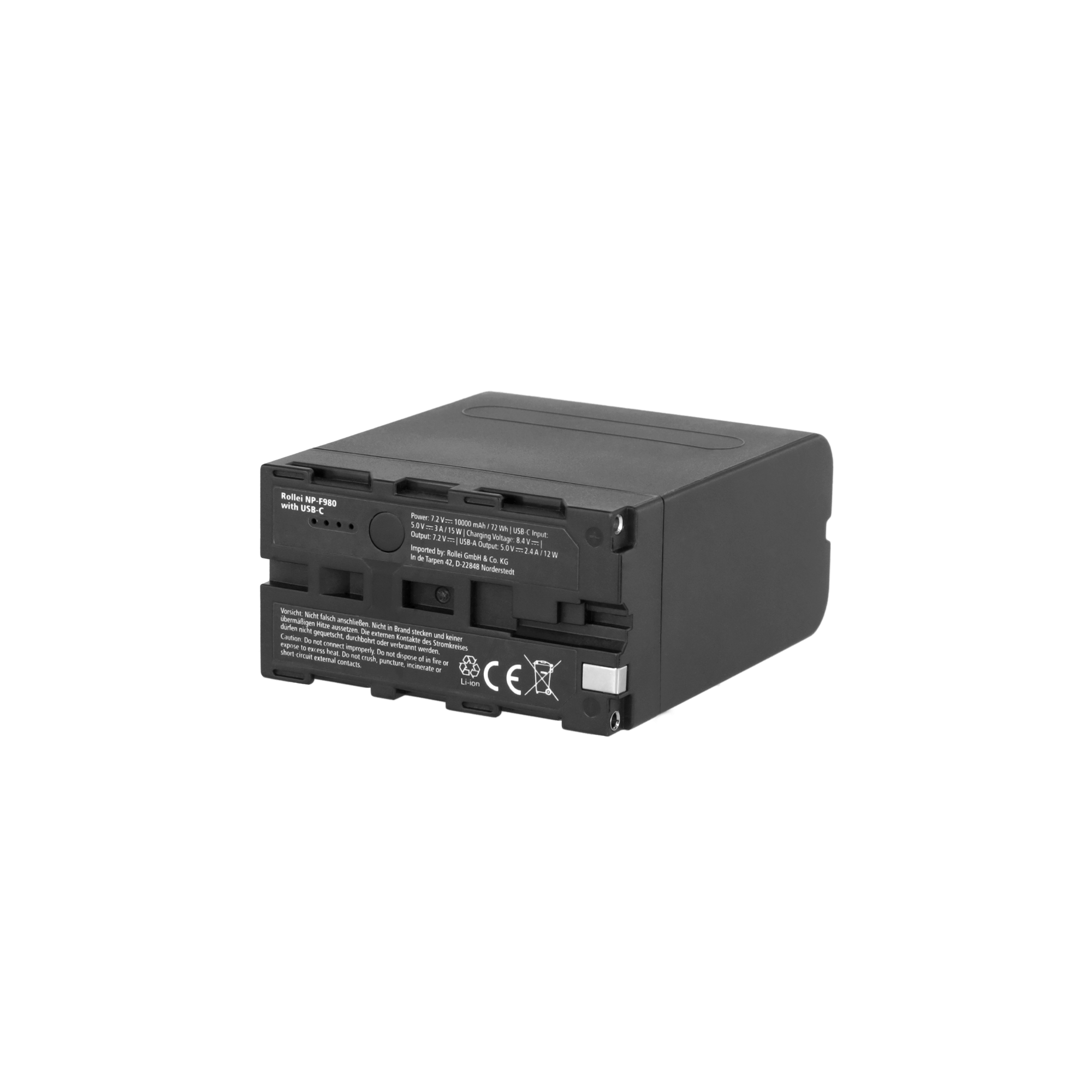 Akku mit USB-C | Typ NP-F | versch. Kapazitäten