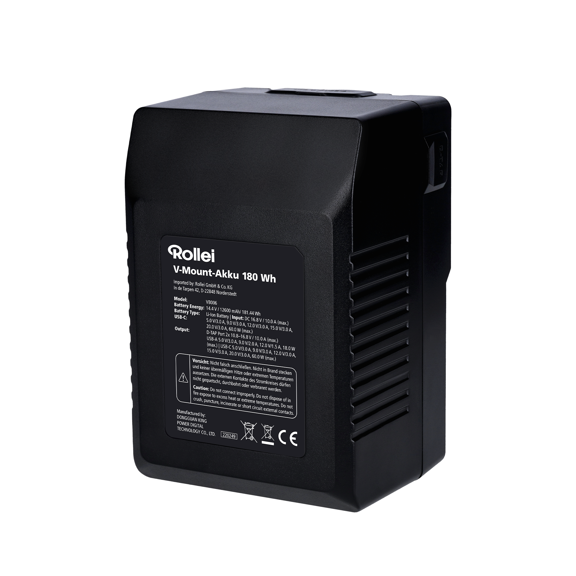 B-Ware V-Mount Akku 180Wh