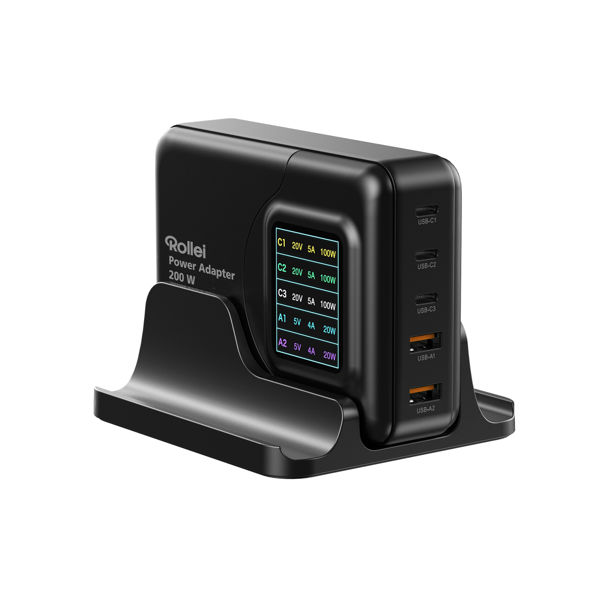 Power Adapter 200W - USB-A & USB-C power adapter