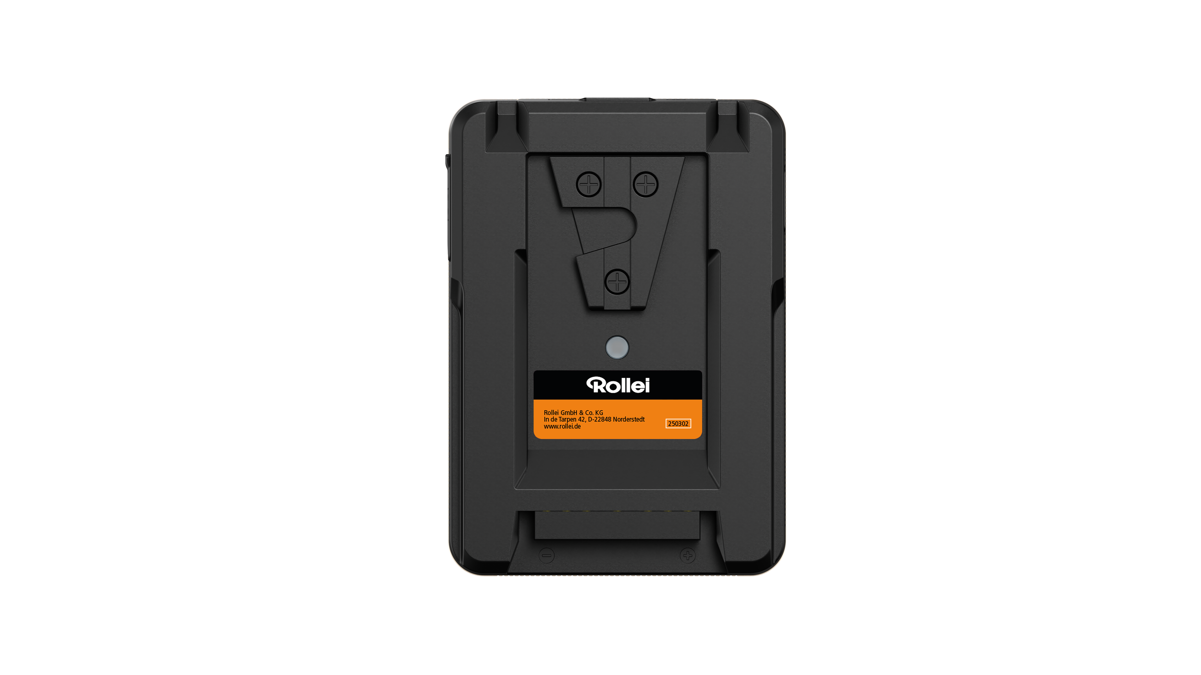 V-Mount Akku 99Wh V2 Pro – Produktansicht Hinterseite