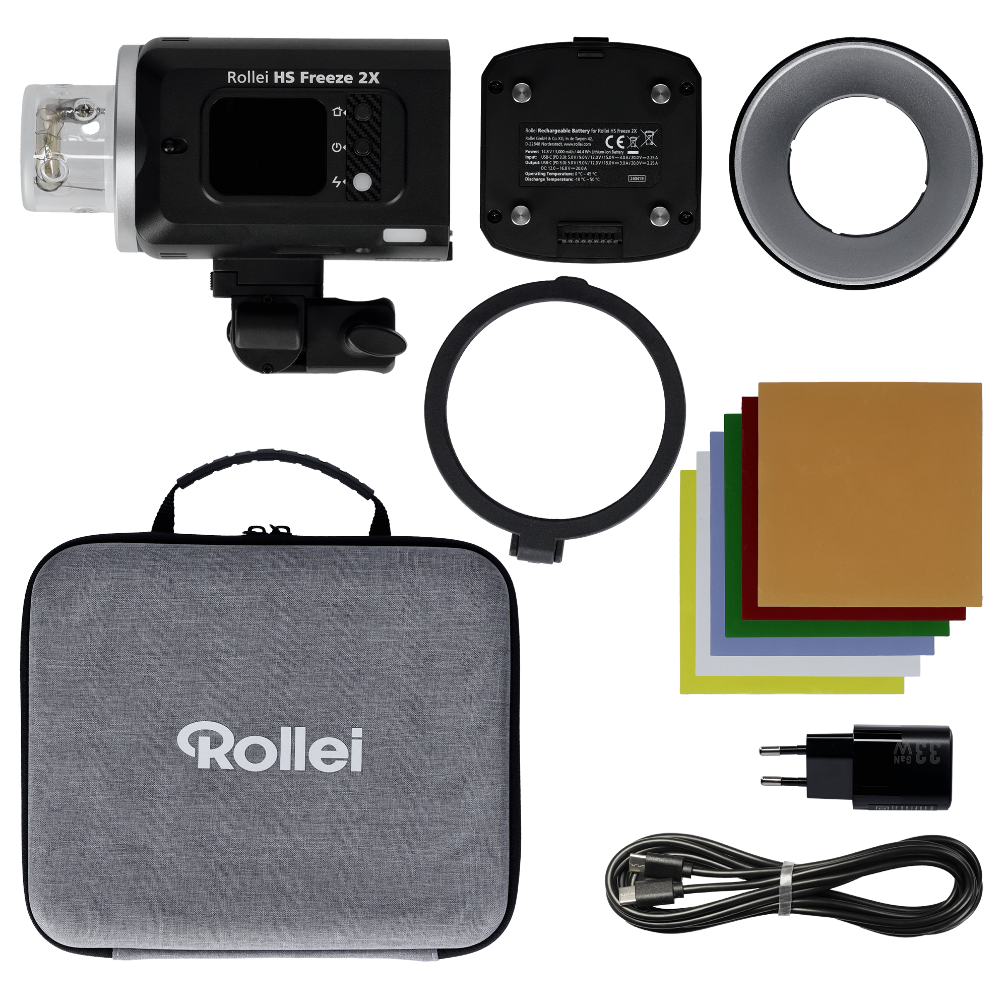 Studio Bundle HS Freeze 2X – Komplettset mit Softbox, Stativ & Funksender