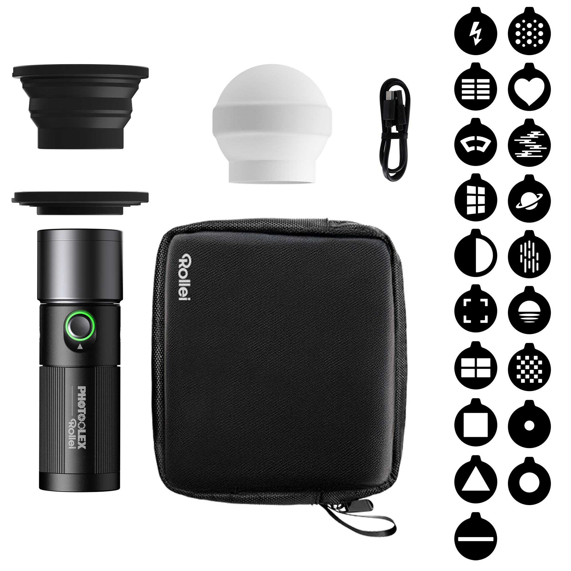 LED-Effekt-Licht I Photoolex Gobo Light