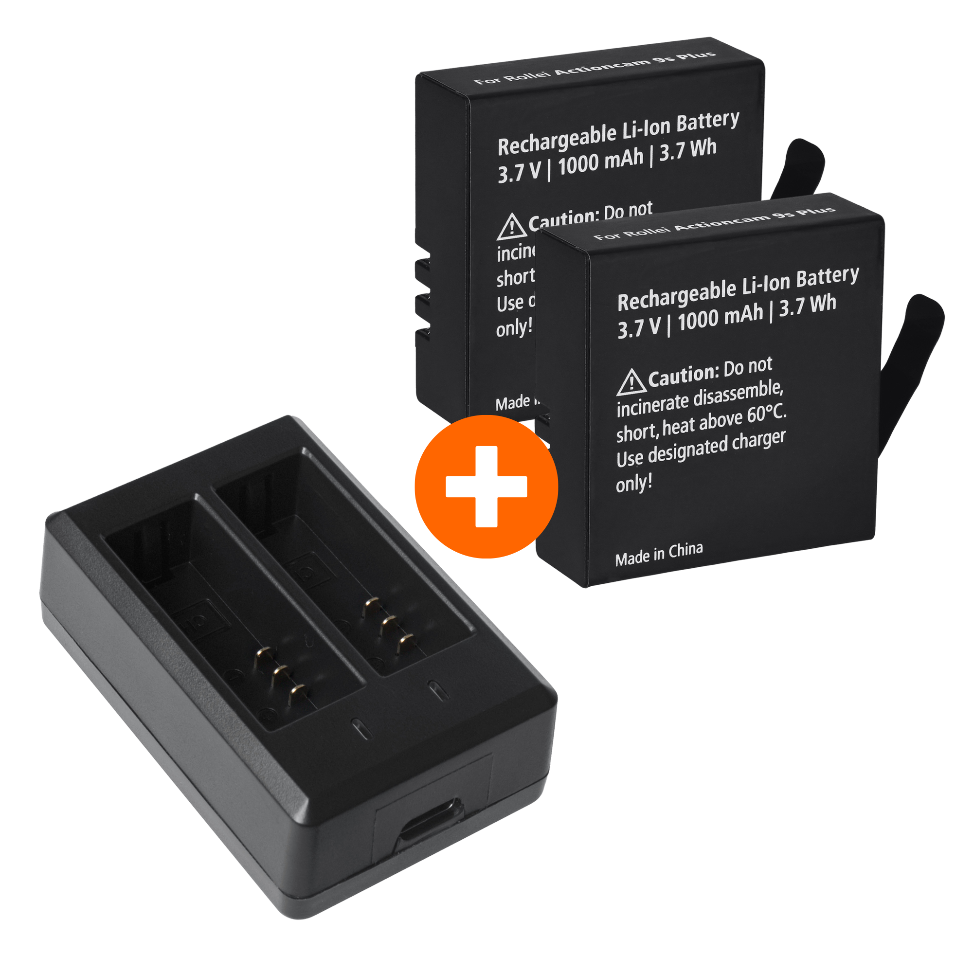 Bundle 2x Akku + 1x Batterie Ladegerät für 6s /8s /9s /10s /11s