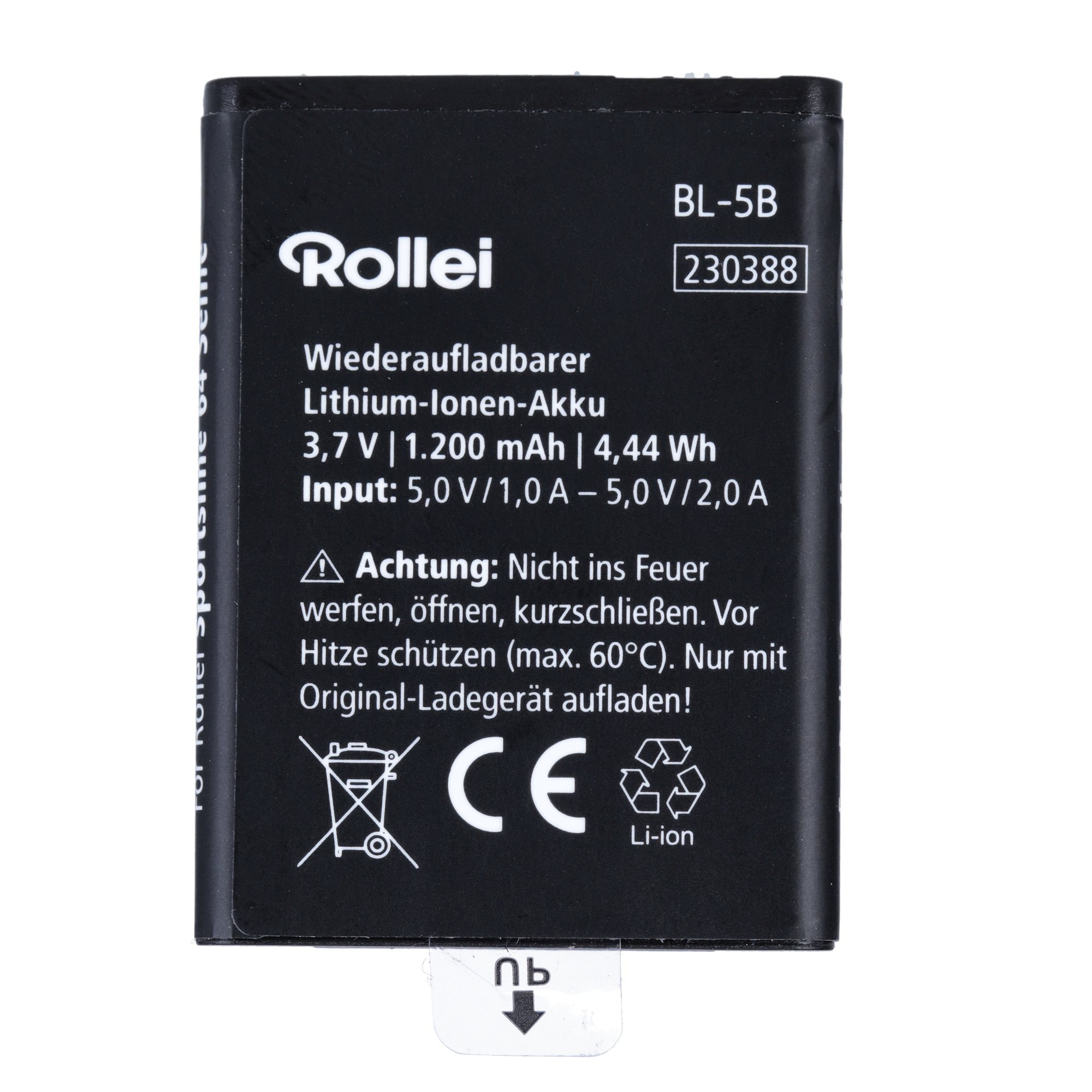 Digitalkamera Zusatzakku