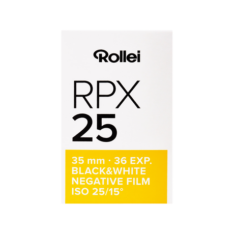 RPX black and white negative film | 35 mm & roll film | ISO 25/100/400