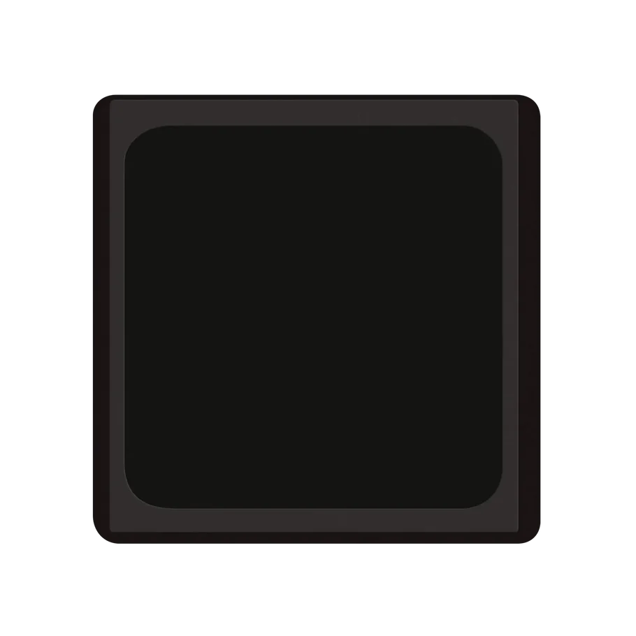 3-piece filter gasket set for 100mm rectangular filters