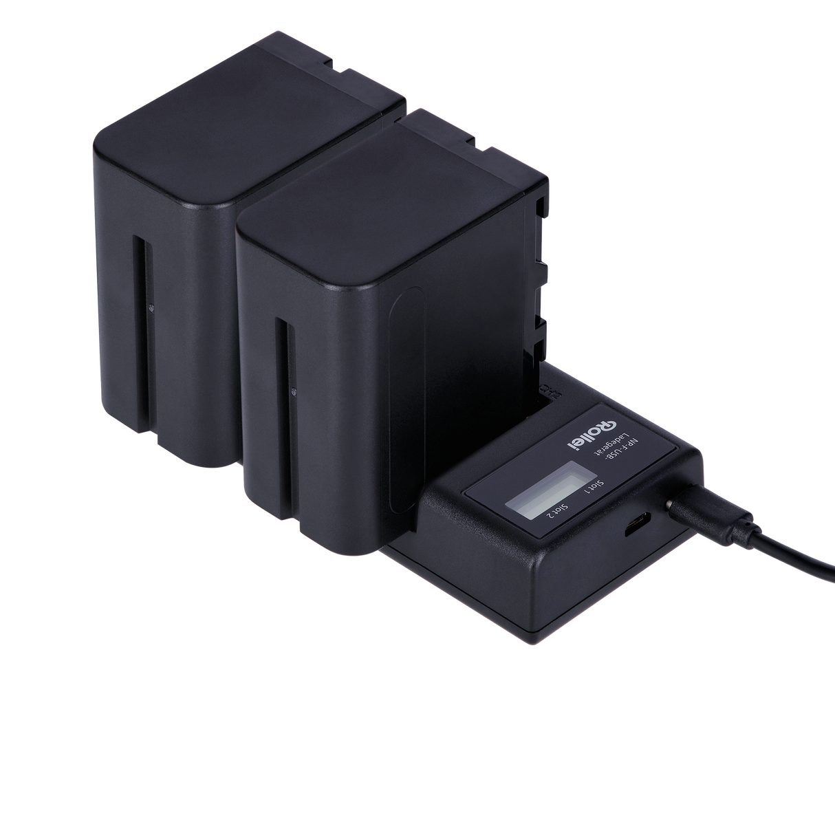 Bundle 2x Akku Typ Sony NP-F960 inkl. Ladegerät