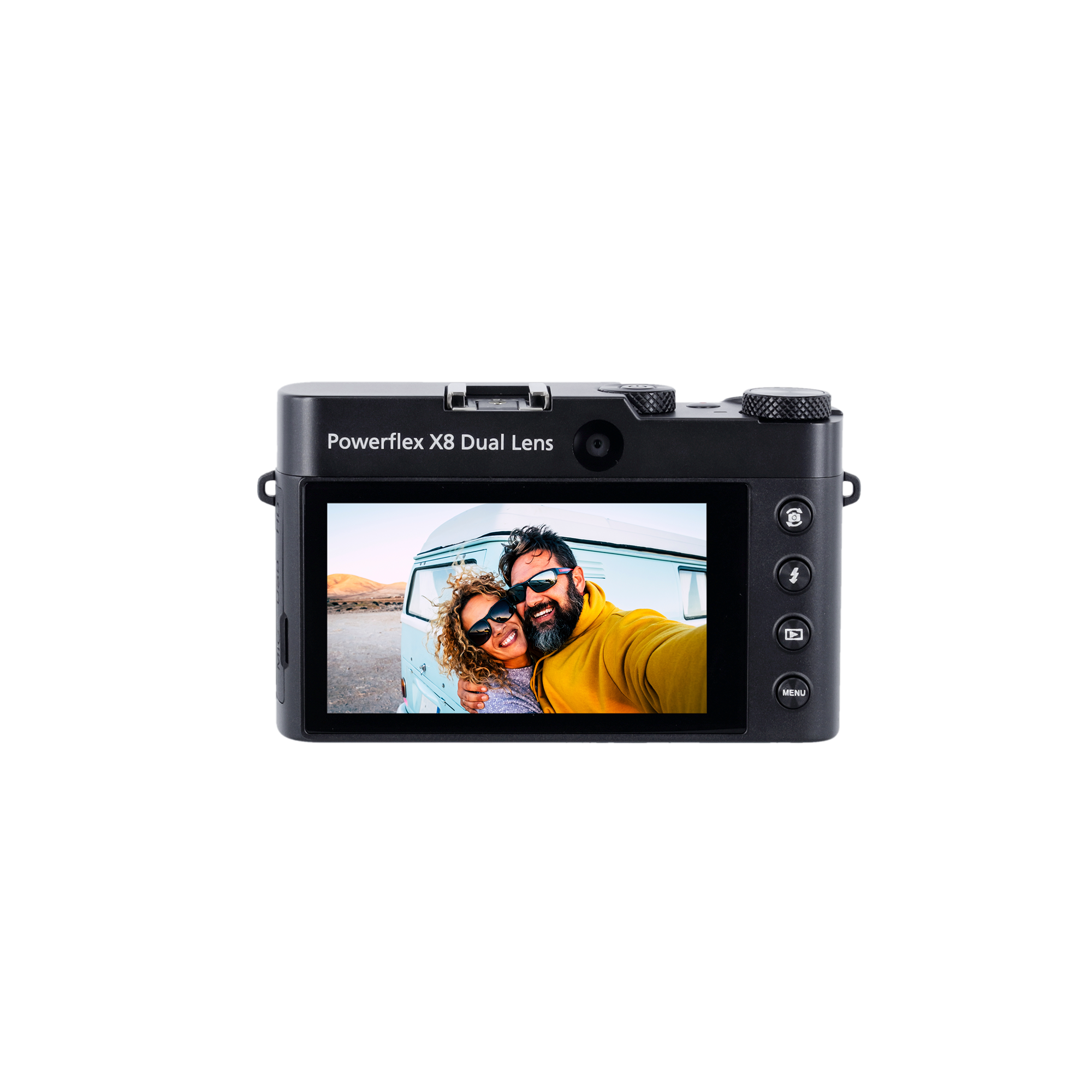 Powerflex X8 Dual Lens | 64 MP Digitalkamera mit 5K