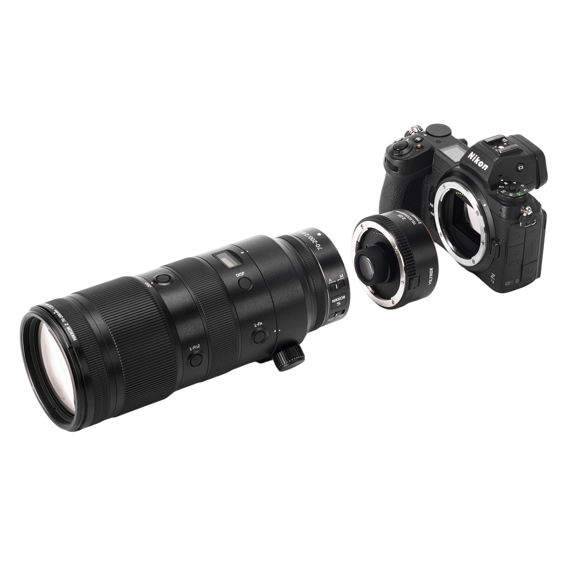 Telekonverter im Einsatz an einer Nikon Z Kamera