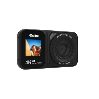 Compactline Dual Screen | 64 MP Digitalkamera mit 4K