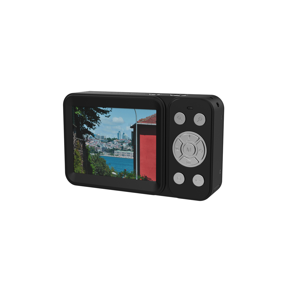 Compactline Dual Screen | 64 MP Digitalkamera mit 4K