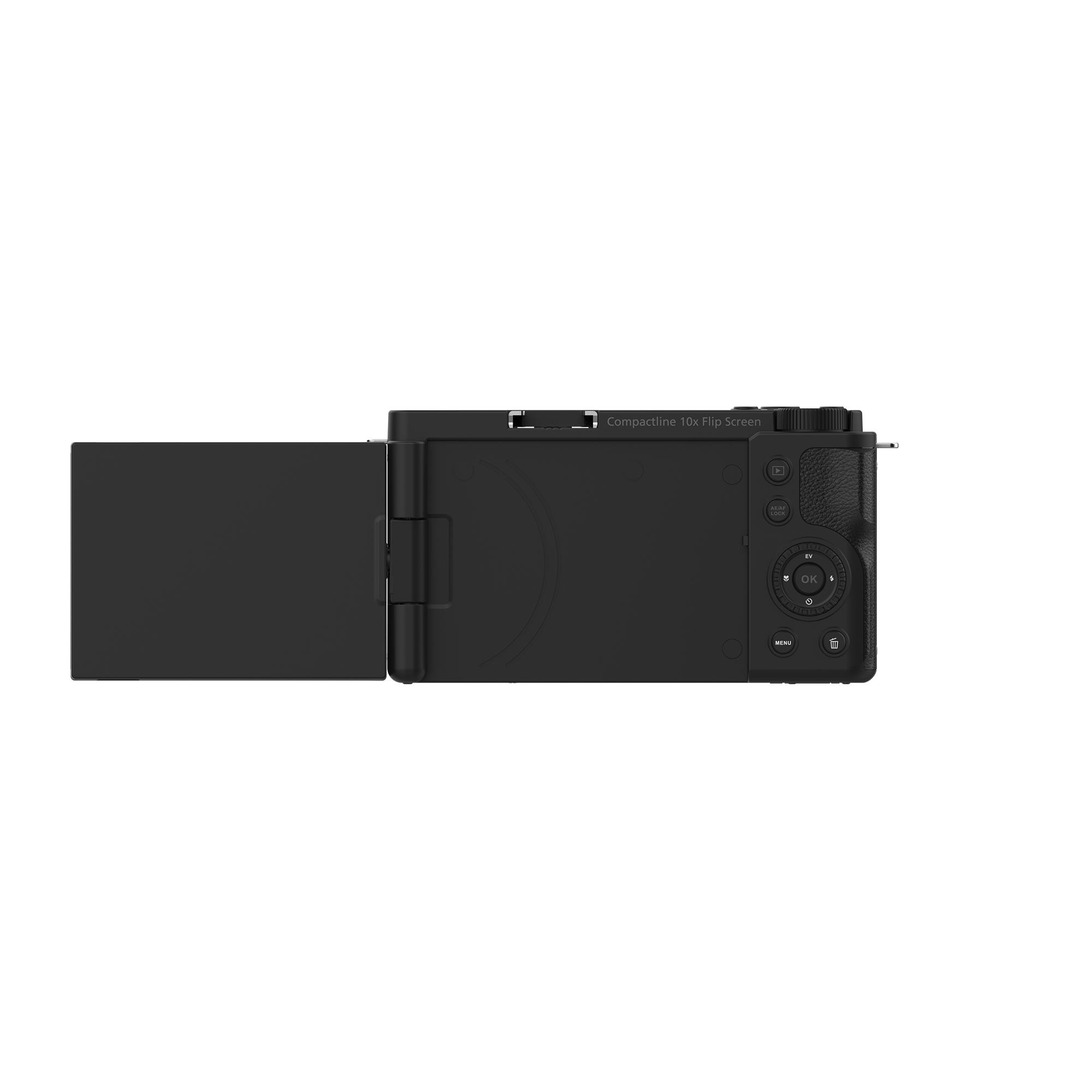B-Ware Compactline 10x Flip Screen | 64 MP Digitalkamera mit 4K