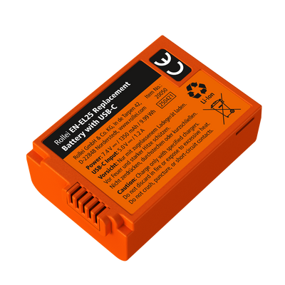 Kamera-Akku mit USB-C