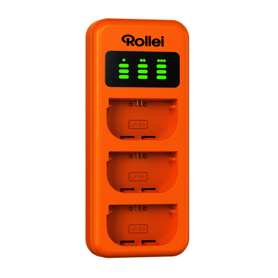 Ladegerät-Set | 3er Pack Kamera-Akkus & Ladegerät