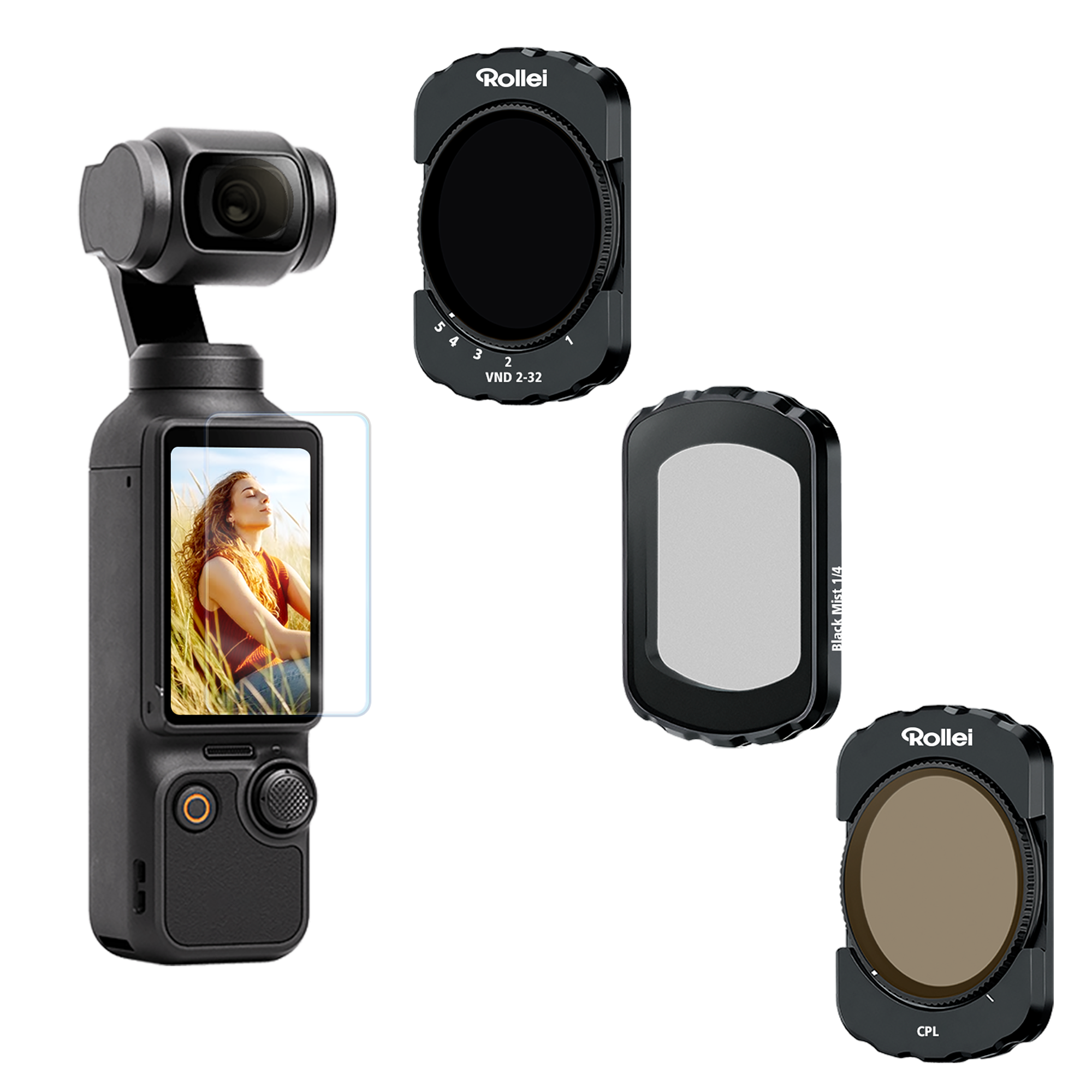DJI Osmo Pocket 3 & 4 Cinema Filter Set 3-in-1
