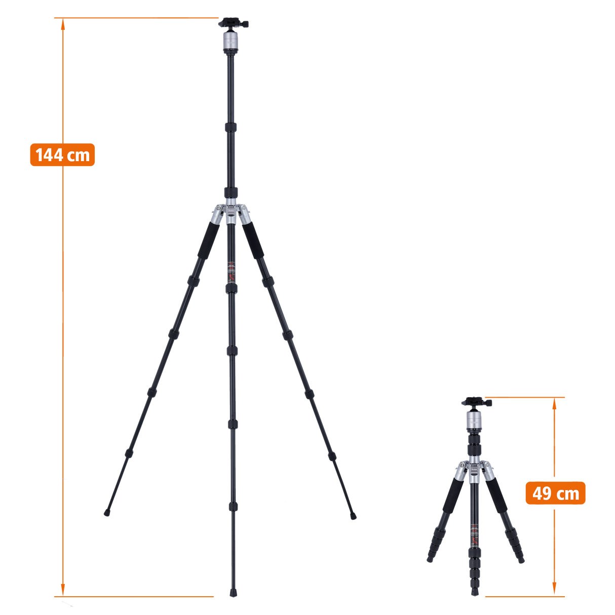 Compact Traveler No. 1 - Aluminium Stativ