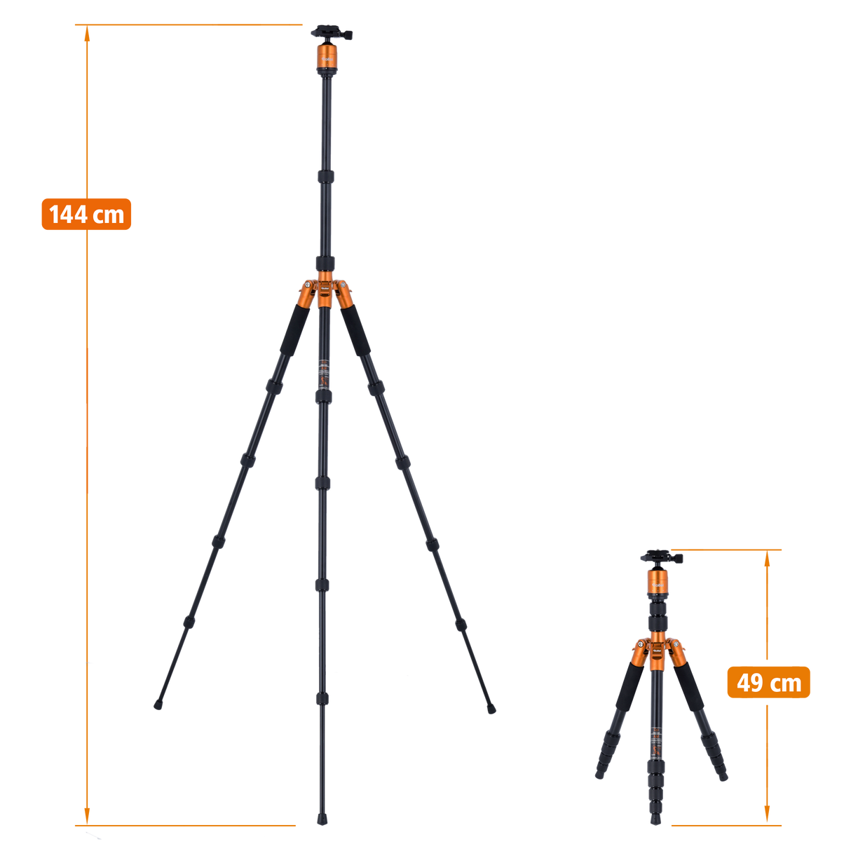 Compact Traveler No. 1 - Aluminium Stativ