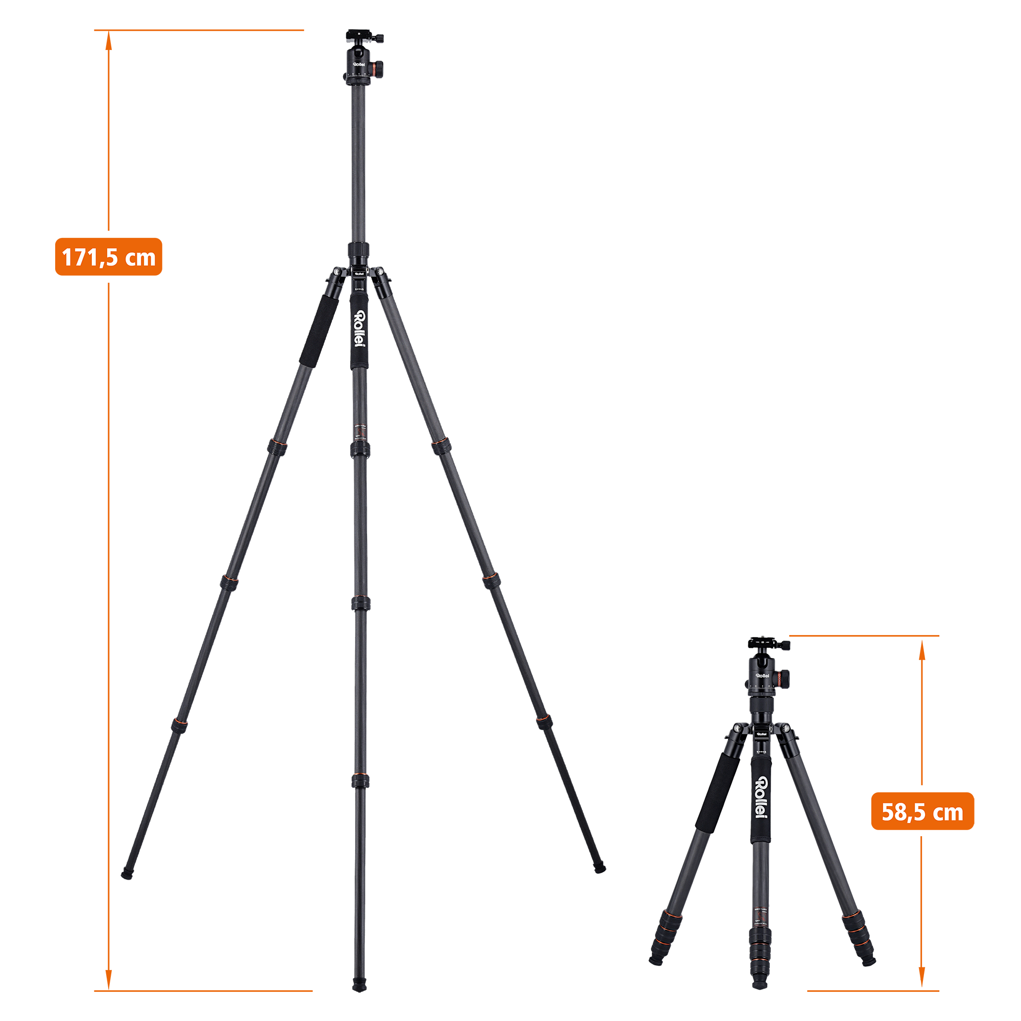 Fotografie Starter Bundle | C6i Carbon Stativ + Rollei Objektiv + ND-Filter