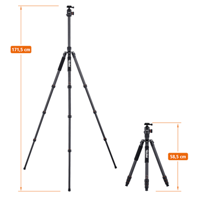 Fotografie Starter Bundle | C6i Carbon Stativ + Rollei Objektiv + ND-Filter