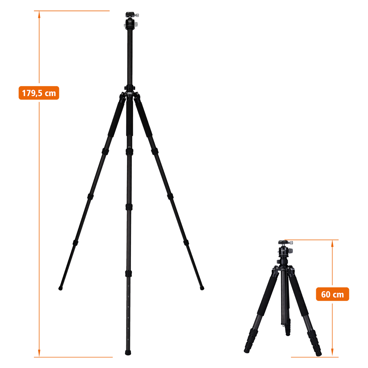 Rock Solid Beta Mark III - Carbon Stativ