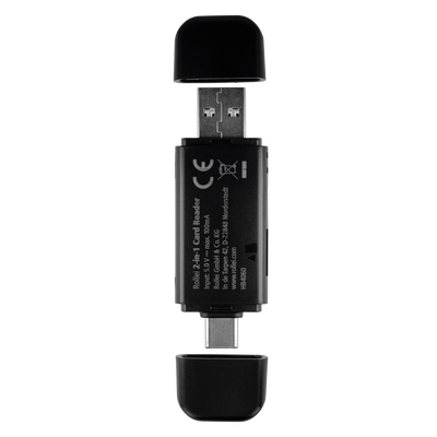 Bundle 2-in-1 Kartenlesegerät + Case | Micro-SD & SD