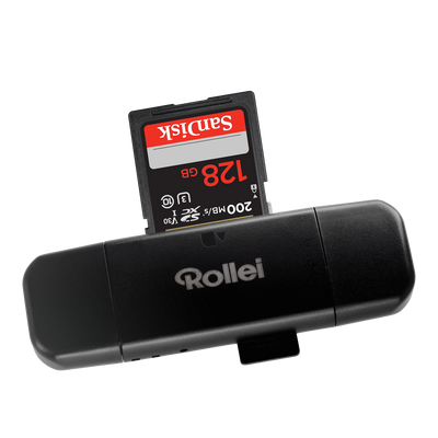 Bundle 2-in-1 Kartenlesegerät + Case | Micro-SD & SD
