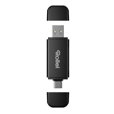 Bundle 2-in-1 Kartenlesegerät + Case | Micro-SD & SD