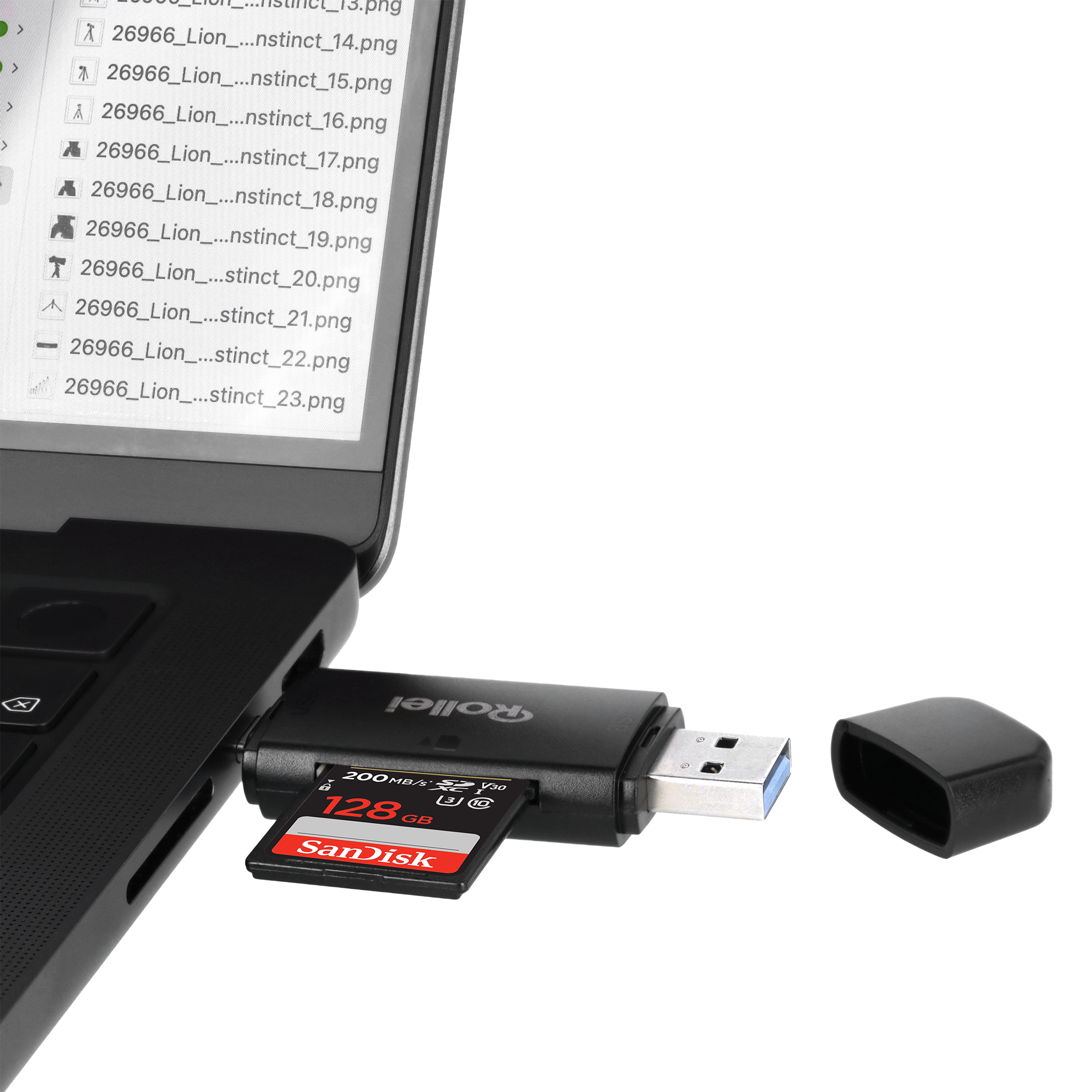 Bundle 2-in-1 Kartenlesegerät + Case | Micro-SD & SD