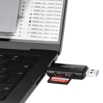 Bundle 2-in-1 Kartenlesegerät + Case | Micro-SD & SD