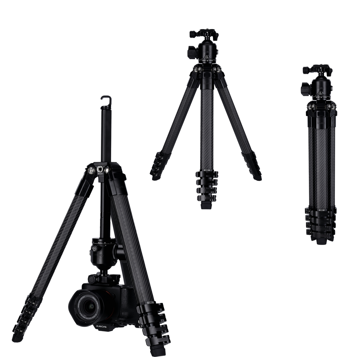 Lion Rock Traveler Pro inkl. Stativkopf | All Black