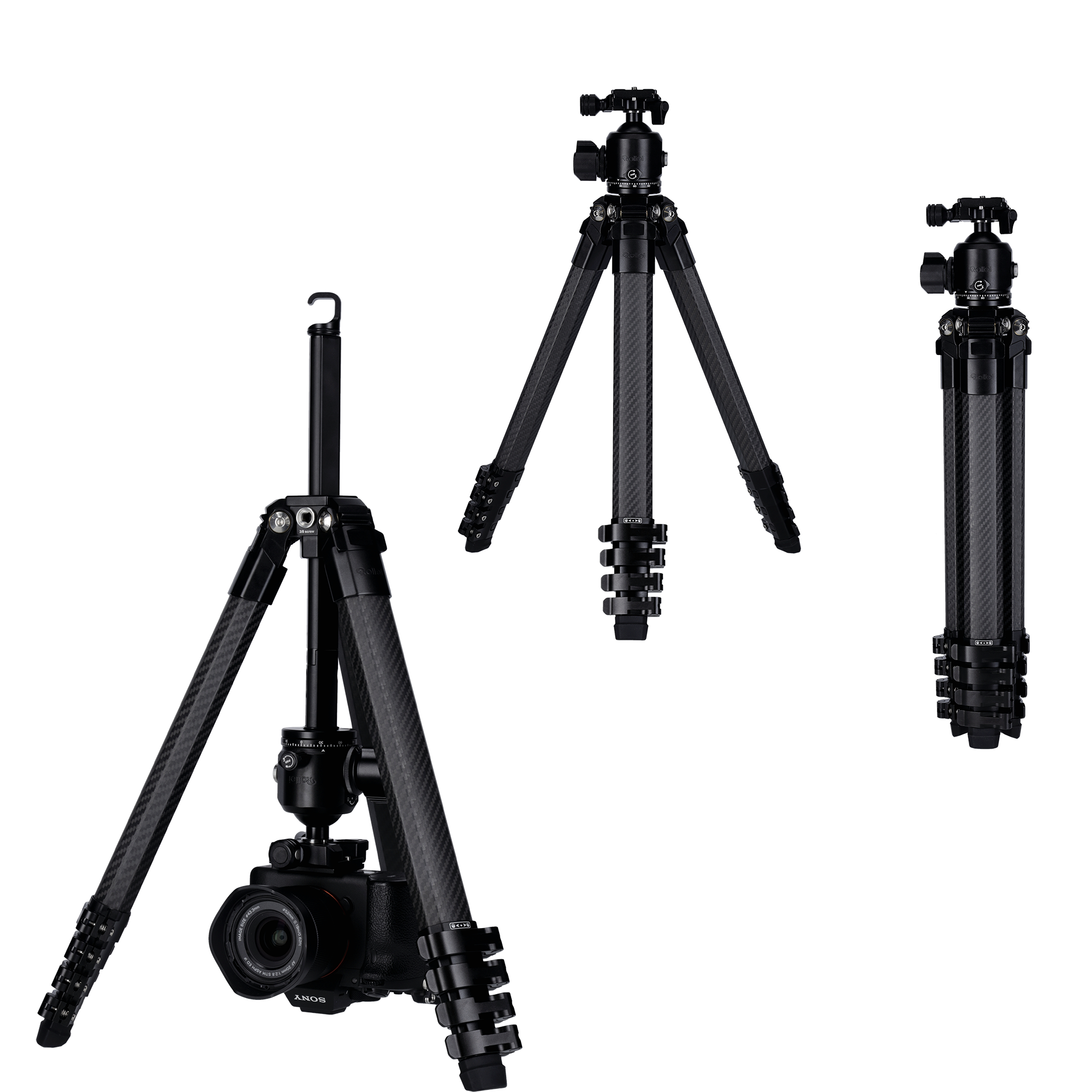 Lion Rock Traveler Pro inkl. Stativkopf | All Black