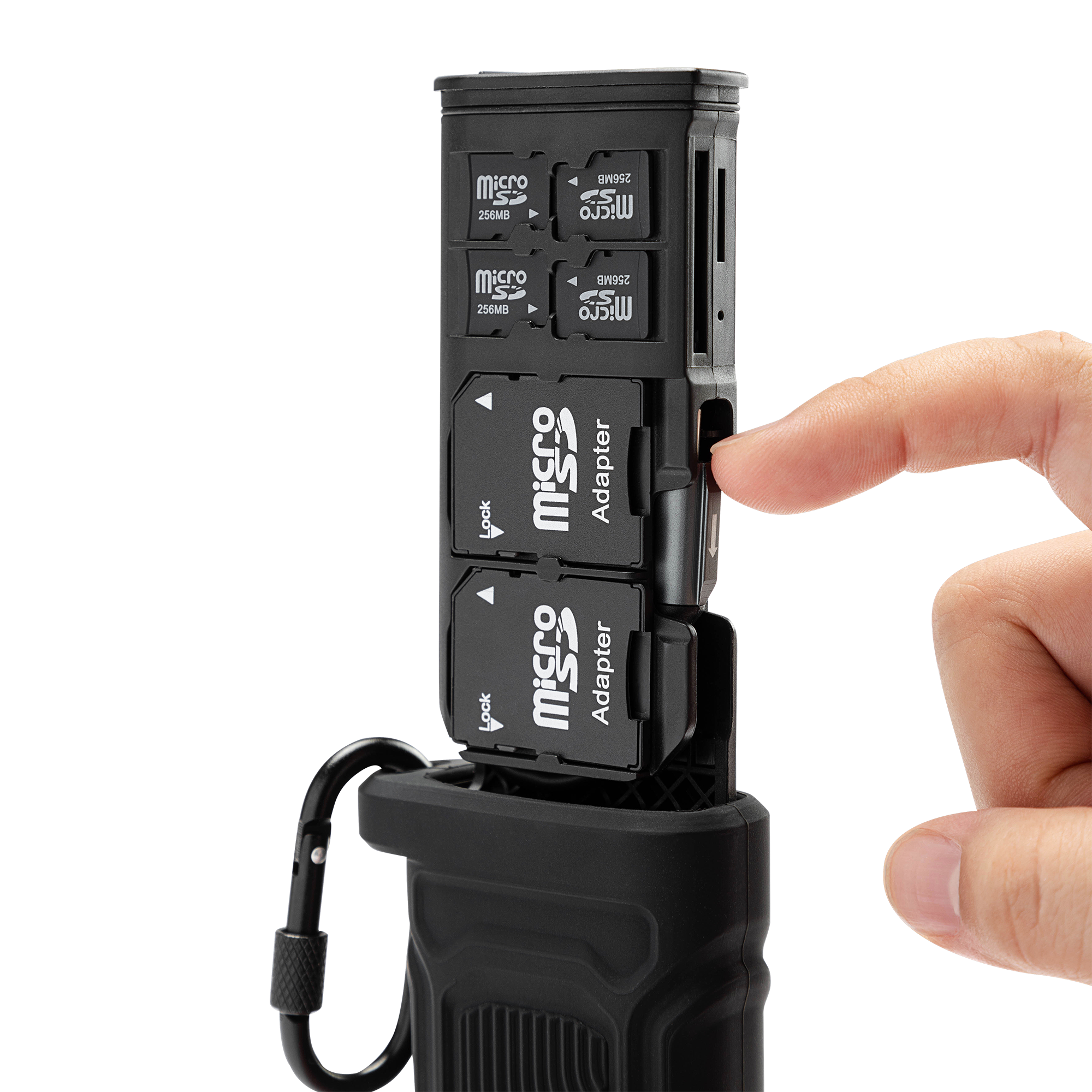 2-in-1 Travel Kartenlesegerät | SD & microSD