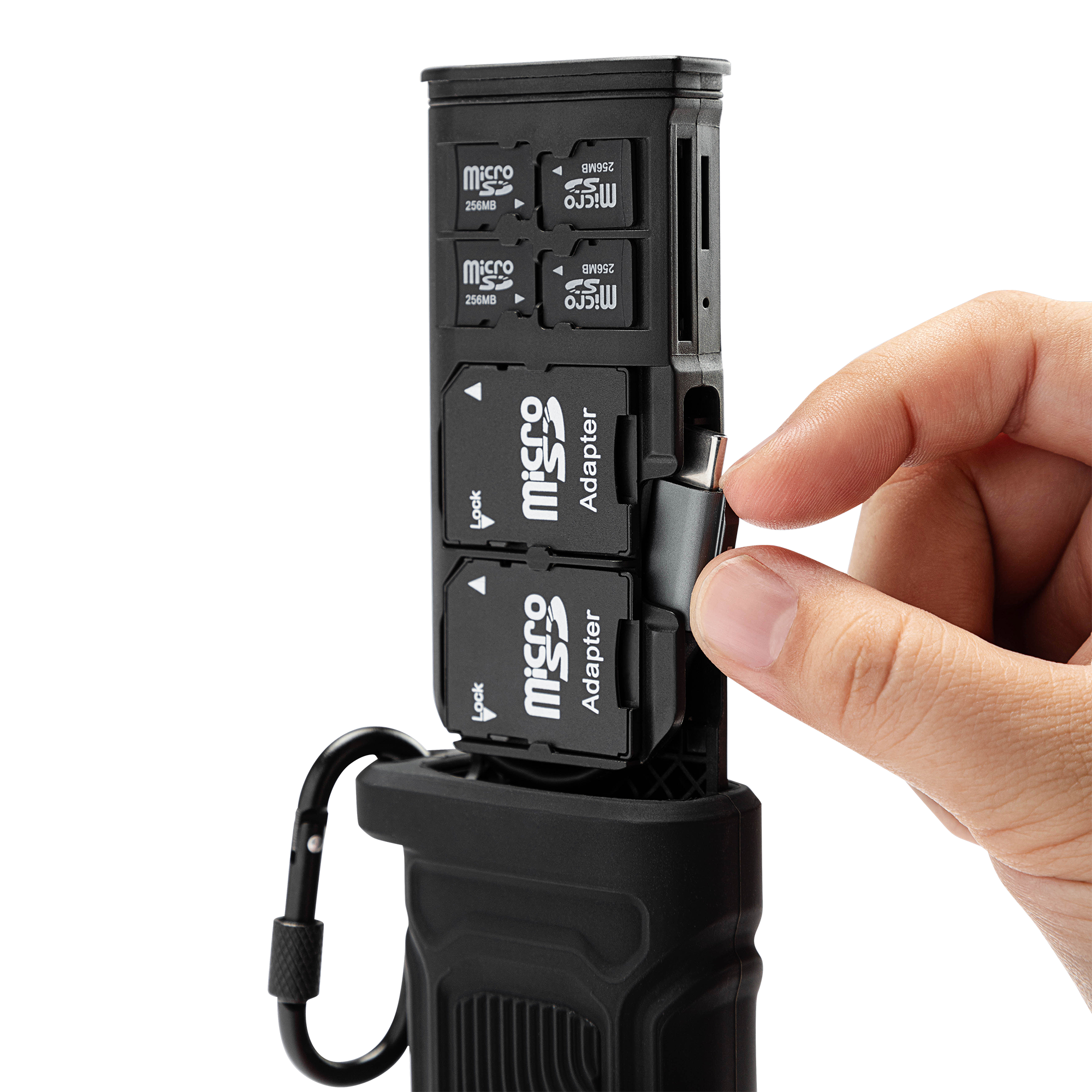 2-in-1 Travel Kartenlesegerät | SD & microSD