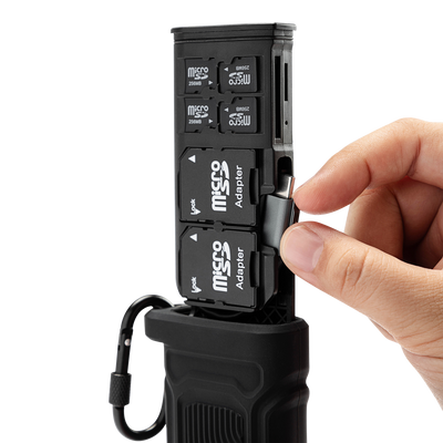 2-in-1 Travel Kartenlesegerät | SD & microSD