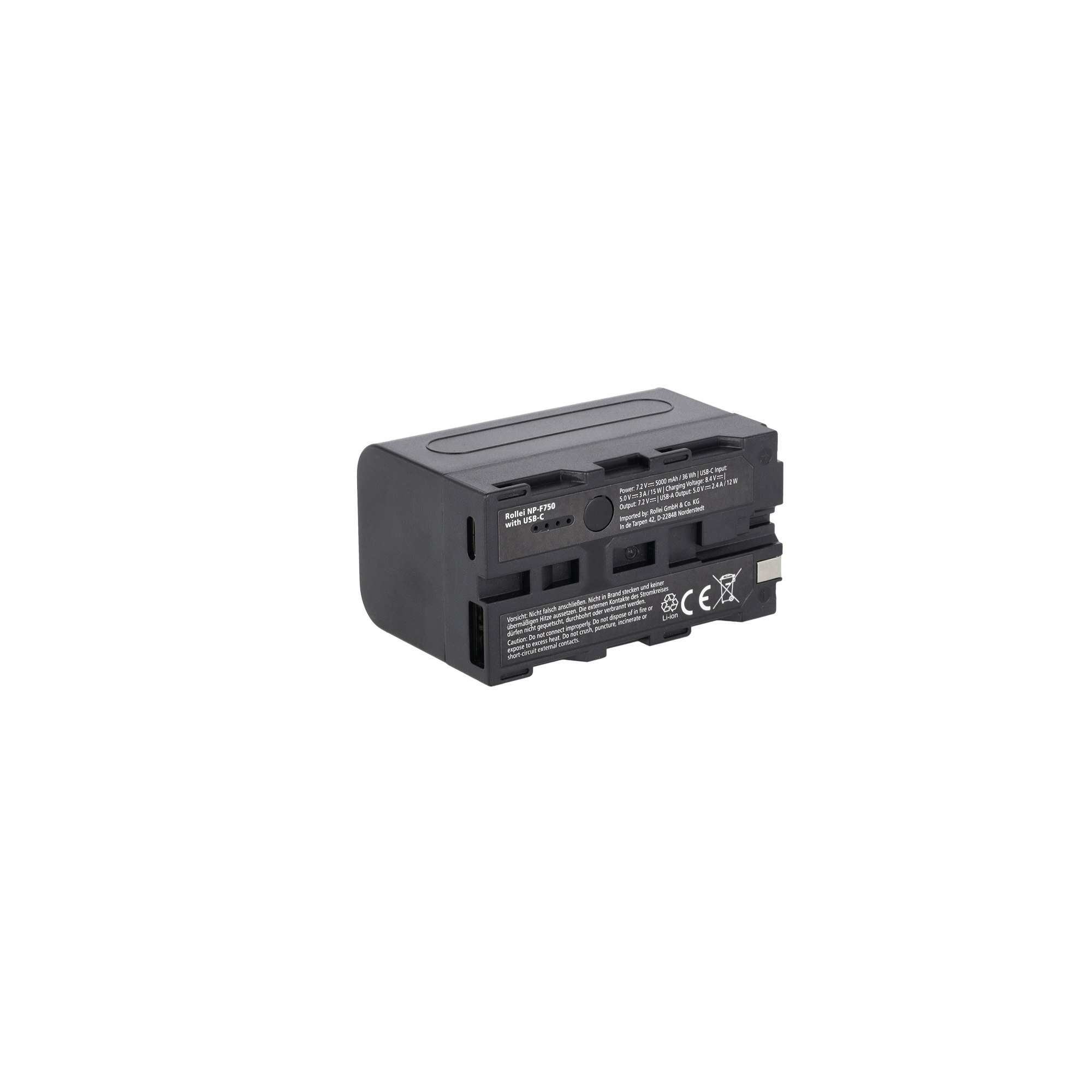 Akku mit USB-C | Typ NP-F | versch. Kapazitäten