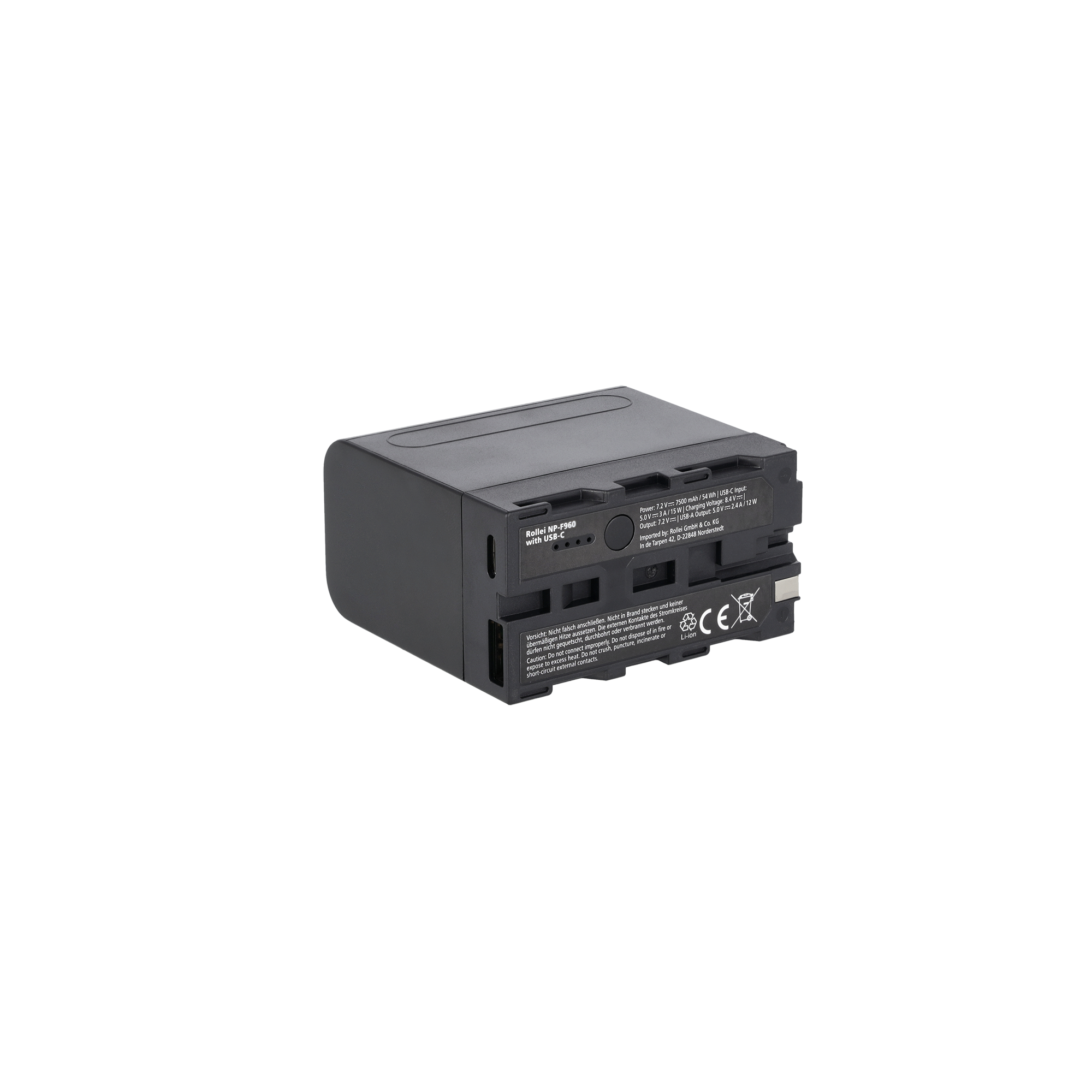 Akku mit USB-C | Typ NP-F | versch. Kapazitäten