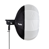 Softbox I Balloon I 100 cm / 120 cm I mit Lichtkontrollvorhang