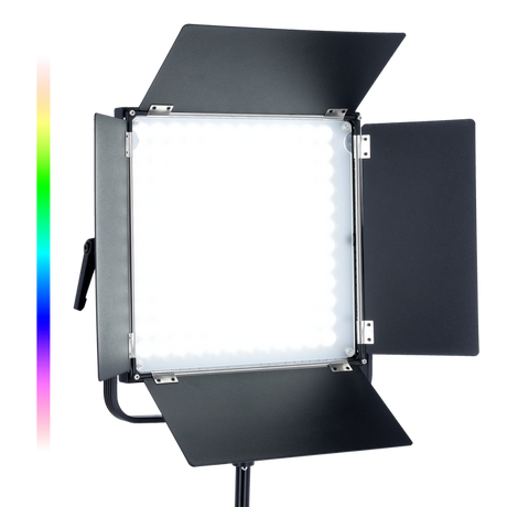 Bundle 2x VIBE Panel 900 RGB Pixel Pro + 2x VIBE 900 Softbox + 2x Lampenstativ 285 cm